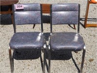 2 KITCHEN CHAIRS