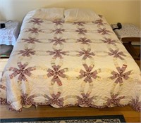 Double bed box spring mattress and frame OFFSITE
