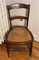 Solid wood chair. Good condition OFFSITE PU