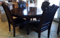 F - DINING TABLE W/ 4 CHAIRS (K20)