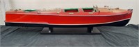 Craft model boat with stand 32 inch