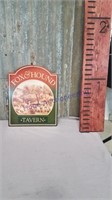 Fox & Hound Tavern tin sign