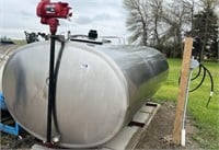 Approx. 1000 US Gallons Stainless Steel Milk Tank