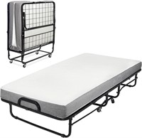 SEALED-Milliard Diplomat Folding Bed Cot With Matt