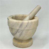 Marble Mortar and Pestle - Vintage
