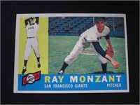1960 TOPPS #338 RAY MONZANT SF GIANTS