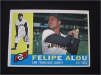 1960 TOPPS #287 FELIPE ALOU GIANTS VINTAGE