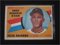 1960 TOPPS #140 JULIO NAVARRO STAR ROOKIE