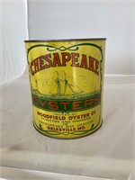 Woodfield Galesville Md 1 Gallon Oyster Can