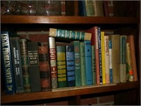 Old Books on Shelf