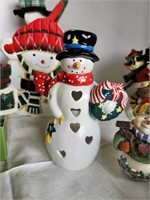 Snowmen, Candles, snow globe, Reindeer