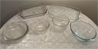 Fire King, Pyrex & Anchor Hocking baking dishes