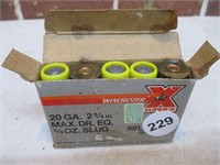 Winchester 20 Gauge Slugs - Ammo