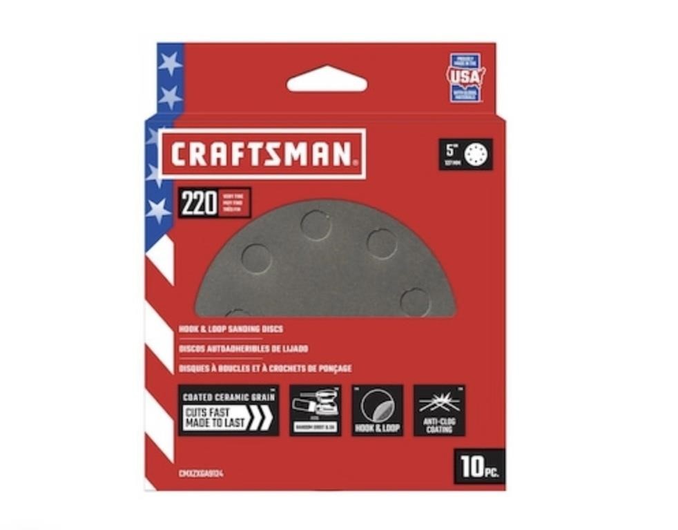 CRAFTSMAN 5 In Ceramic Alumina Disc Sandpaper