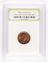 1958-D LINCOLN WHEAT PENNY