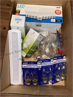 Box of lightbulbs