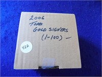 2006 Topps Gold Signers Baseball Cards 1-100