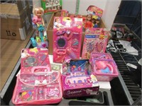 Large lot of new girls toys