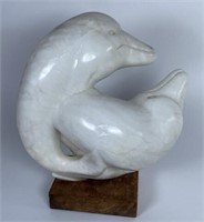 RALPH HURST HARDSTONE SCULPTURE