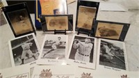 Golden Legends of baseball plaques and photos