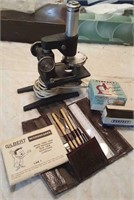 Gilbert microscope slides and dissecting kit