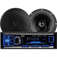 BOSS 638BCK Car Stereo w/ 6.5-Inch Speakers