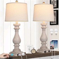 Cinkeda 29" Tall Table Lamp for Living Room Set of