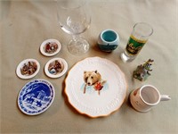 Collector China Plates, Glassware
