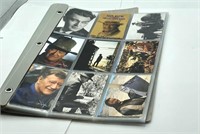 9 pages John Wayne Collector cards