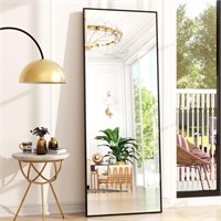 SE6073 Full Length Mirror Rectangle,Black,64"x21"