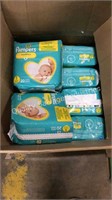 1 LOT PAMPERS SIZE 4 DIAPERS