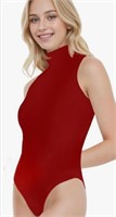 New (Size L) Women's Sleeveless Turtleneck Slim