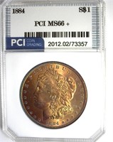 1884 Morgan MS66+ LISTS $1300