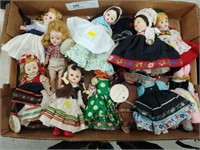 (11) Plastic Bodied Dolls