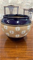 Antique English Royal Doulton pottery planter