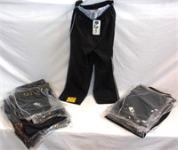 56 pairs of youth black track pants.