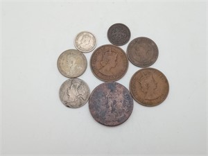 Assorted Lot Of Canadian Coins Coin