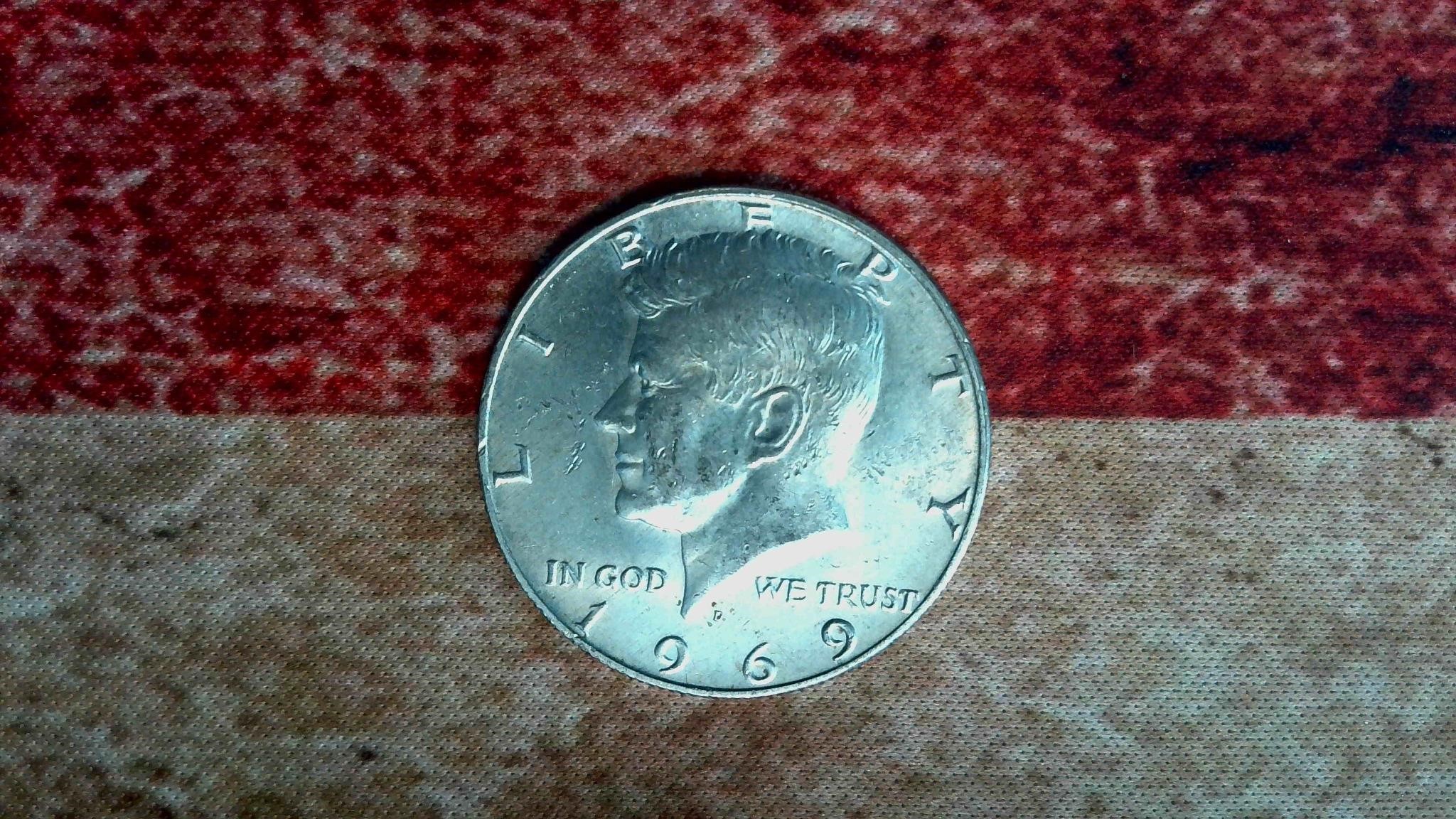 1969 D Kennedy Half Dollar, Machine Doubling