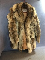 Wolf Fur Jacket Made In The Maritimes Size