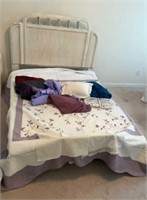 Quilt Purple Bedspread  102 x 118 inches , w new