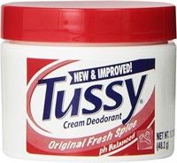 Tussy Deodorant Cream, 1.7 ounces Original 6 Pack