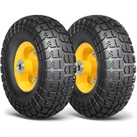 4.10/3.50-4 tire and Wheel Flat Free, 10" Solid