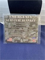 Emergency survival blanket