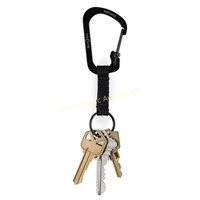 Nite Ize Black SlideLock Key Ring - Durable