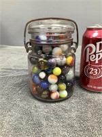 Ball Jar of Marbles  - Some are Uranium.