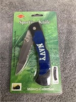 Navy Sporting Knife   NIP