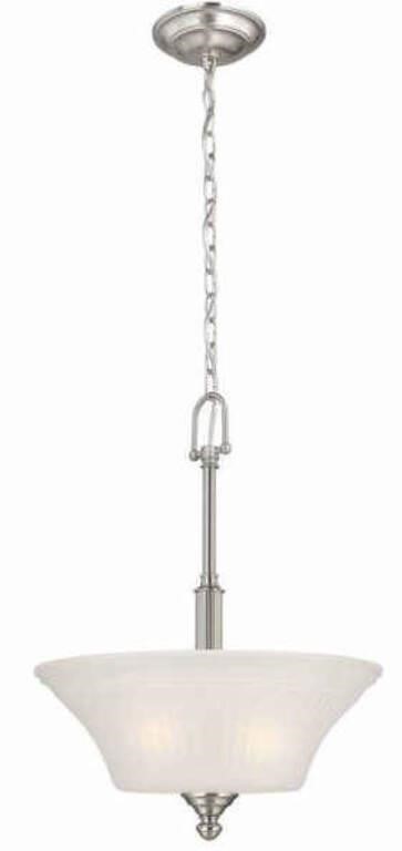 Creekford 3-light Brushed Nickel Pendant