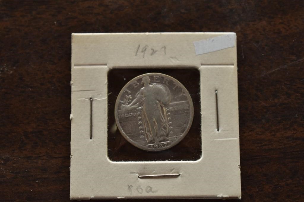 1927 Standing Liberty Quarter -90% Silver Coin