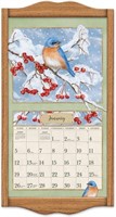 LANG Classic Wall Calendar Frame - Oak  Large Soli