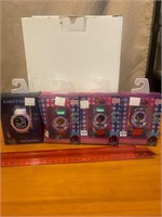 4 new kids LCD watches